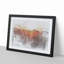 The Beijing Skyline at Sunset in Abstract - Picture Frame Drawing Print-55735900-55735901
