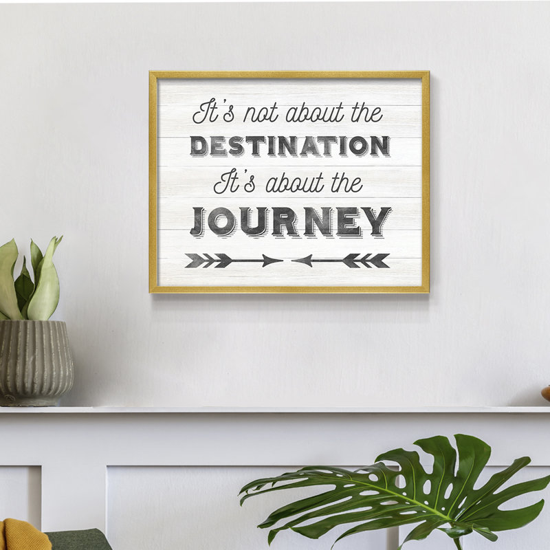 Destination -Framed Print - Restickable, 22" H x 28" W, Gold