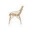 Chaises d'extérieur - Faux, l 29,61 po x l 24,51 po, H 33,26 po, brun, fer 2 pièces, patio avec cadre, H 33,26 po