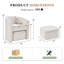 Fauteuil d'appoint moderne rembourré avec repose-pieds de 28 po Braedin-875351224