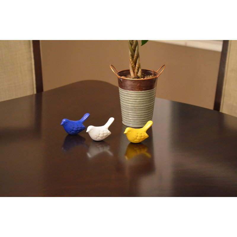 Animals Figurines & Sculptures, Yellow/White/Blue