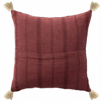 Tassels Reversible Pillow Insert