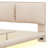 Upholstered Platform Bed with Sensor Light, 2 Large Backrests, USB Port and Socket-94282571-94282572