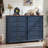 Farmhouse 5 Drawer Dresser For Bedroom, 45" Tall Vinatge Chests Of Drawers W/ 4 Solid Gourd Feet, Mid Century Modern Boho Wood Closet Storage Dressers Organizer For Living Room-637576227-651728034