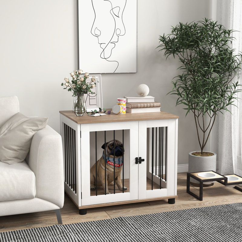 Versatile Dog Crate Table for Small and Medium Dogs, Enhancing Home Decor