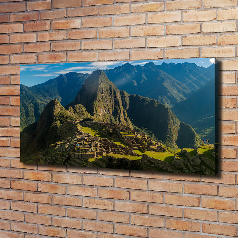 Ruins Of Machu Picchu - Wrapped Canvas Print