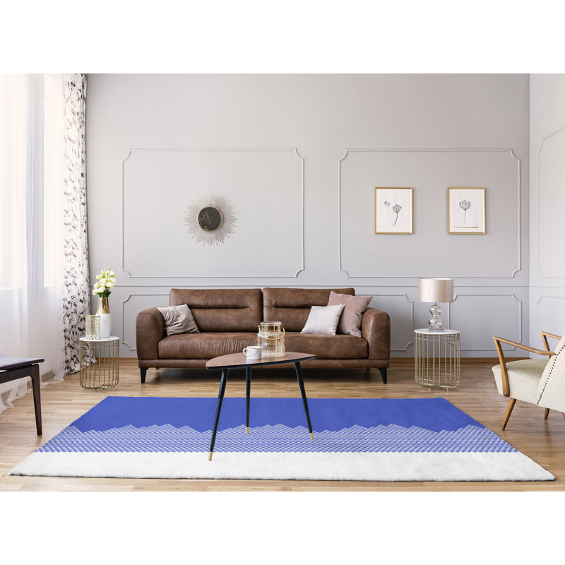 Tapis de mountain blue area, Rectangle 4 pi x 6 pi