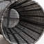 Round Aluminum Wicker Side Table With Glass Top â€“ (21.65" Diameter X 23.62" H)-1585745743