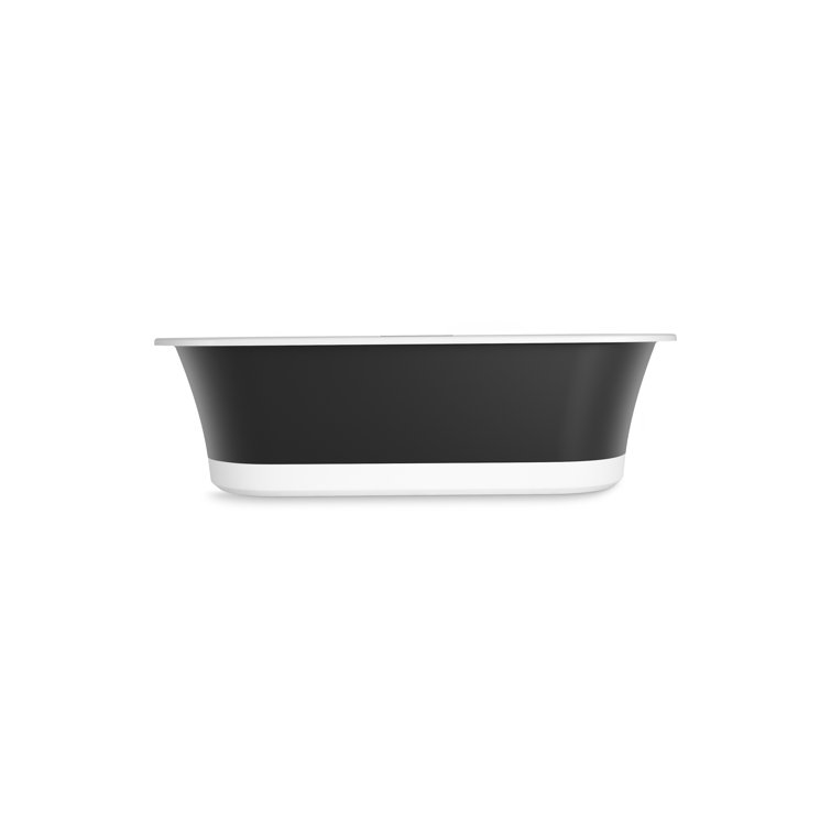 Volute 70-7/8 In. X 30-3/8 In. Freestanding Bath With Base