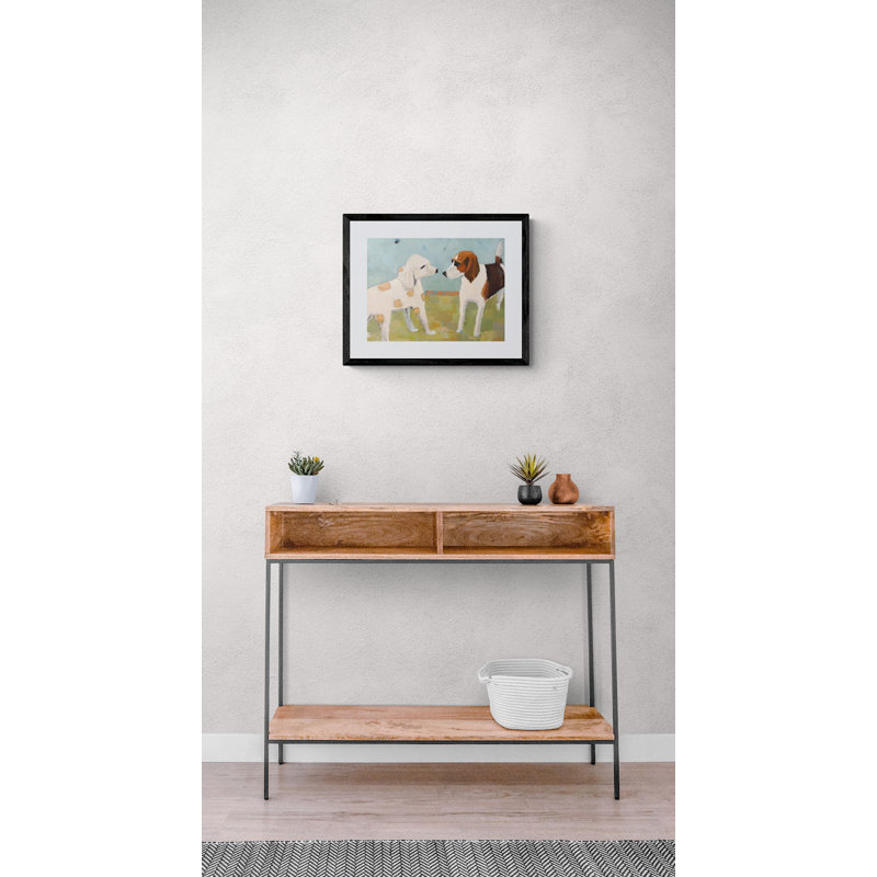 Meet And Greet Print by Phyllis Adams, 25.25" H x 31.25" W x 0.875" D