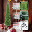 9FT Slim Christmas Tree – 2152 Tips,  PE+PVC Branches, Hinged Design For Easy Setup, Stable Metal Stand-1767322157-1767322158