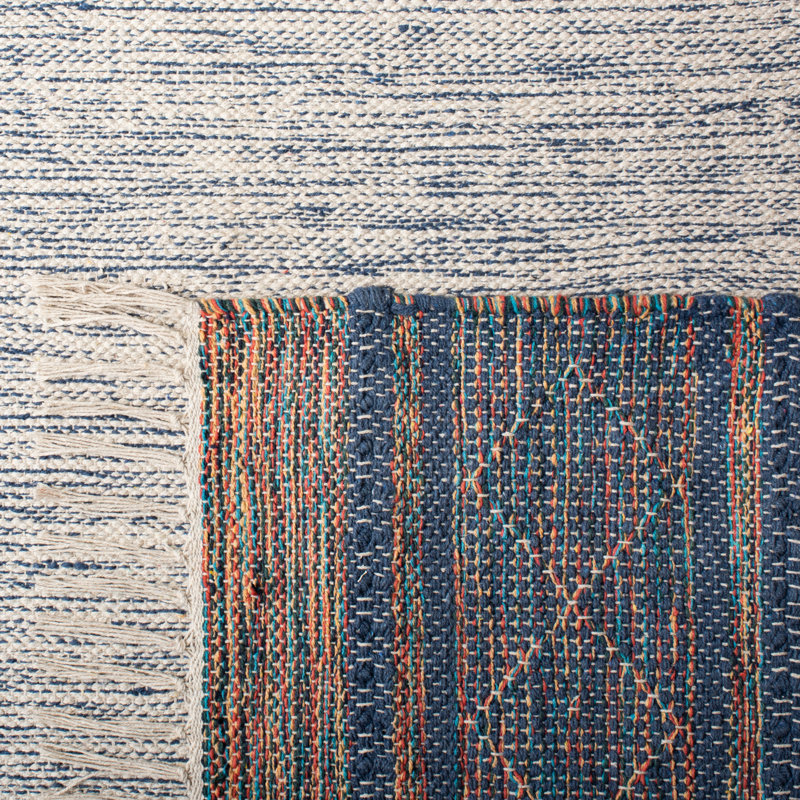 Montauk Hand Loomed Cotton Rug, Square 6'