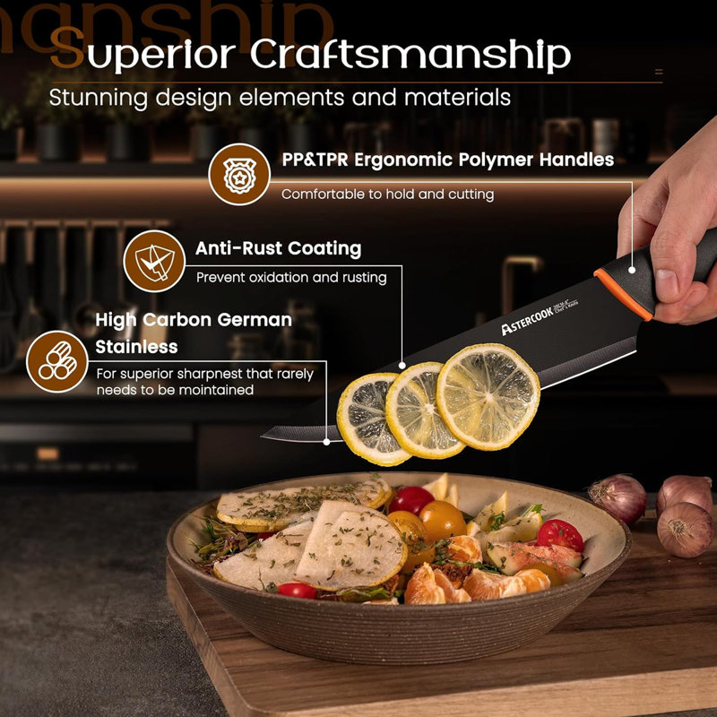 14 Pcs Kitchen Knife Set