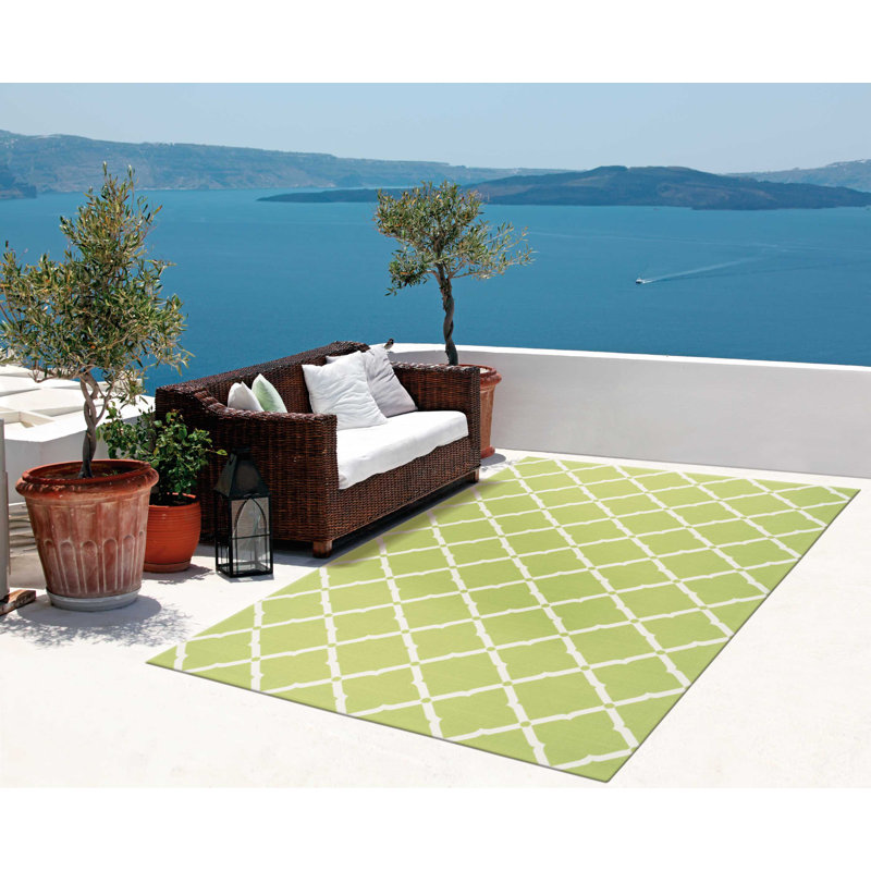 Tapis blanc moderne Dian, Rectangle 4 pi 3 po x 6 pi 3 po