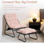Chaise longue d'extérieur avec repose-pieds et coussins-1986574994