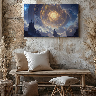 Toile, voyage interdimensionnel Cosmic Pilgrim Canvassurreal