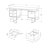 Jazarian Computer Desk, Home Office, Laptop, Left, Right Set-up, Storage Drawers, Work-39211112-55638279-110922865