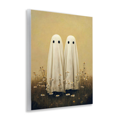 Daisy Ghost Couple Wall Plaque, design by Arlington Prints