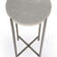 Nigella Granite Cross Legs Side Table-1908165121