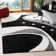 Ashal Abstract Black/Ivory Area Rug