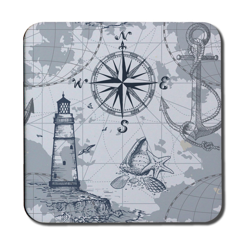 Square 6 Piece Coaster Set