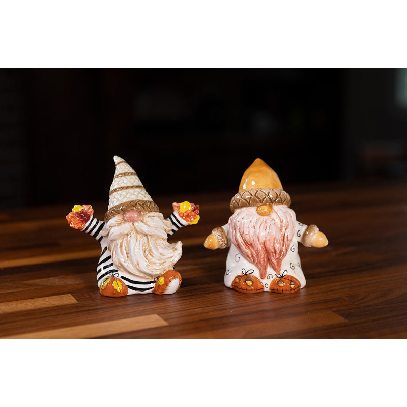 FALL GNOMES SALT & PEPPER SET