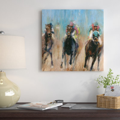 « run », reproduction sur toile