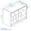 76.2 cm H Multimedia Storage-1846623710