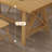 Burlywood Rectangular Solid Wood Dining Table-285969914
