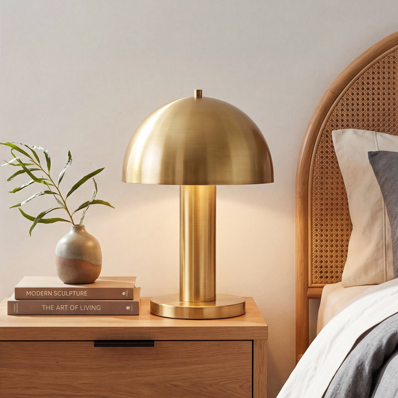 Fosse Metal Desk Lamp Lamp, Brass