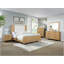 Table de chevet avec finition en bois naturel Modern Estesthetic