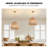 4 - Light Lantern Rope Geometric Chandeliers