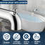 Bec de baignoire mural avec inverseur-104894432
