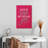Life Is Tough Bright Rose