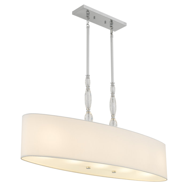 Stone 5-Light Polished Chrome Island Light