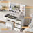 Makeup Vanity Table with Mirror & 9 LED Light Bulbs