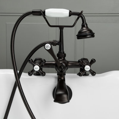Deck Tub Spout with Diverter