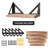 Raymon 3 Piece Pine Solid Wood Floating Shelf