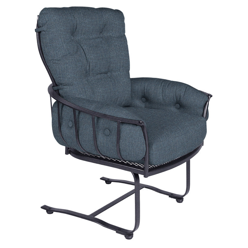 Monterra Outdoor Lounge Chair, Graphite, Adena Shale