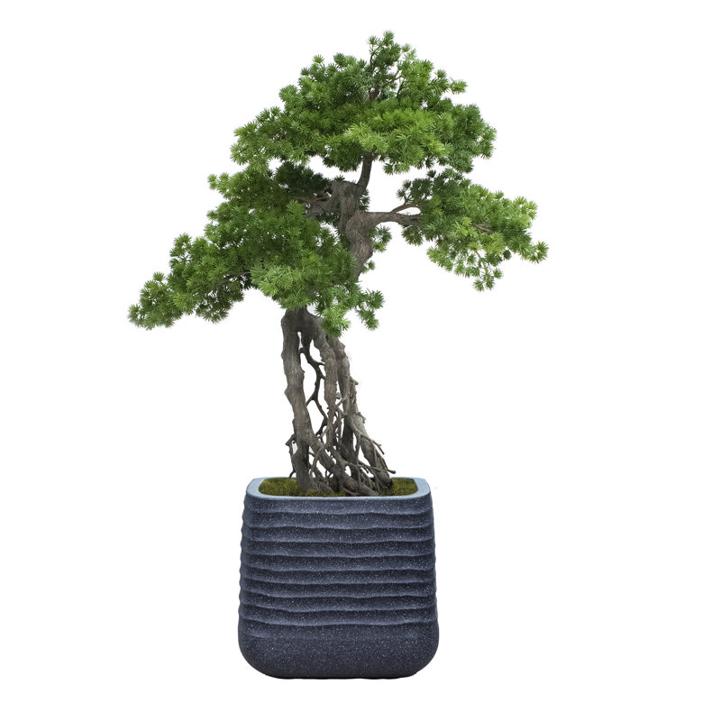 Bonsaï artificiel 42,57 "en pot, Noir