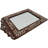 Vintage Handmade Floral-patterned Mother-of-pearl Inlaid Mirror