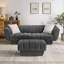 Charlotte 224Cm Velvet Rolled Arms Chesterfield Sofa-1469503641