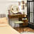 Vanity Table Stool Set with Mirror-209309846