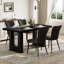 Ensemble 5 pièces de table et chaises de salle à manger, élégant et confortable avec panneau de densité de haute qualité et conception ergonomique-1311410514-1311410515