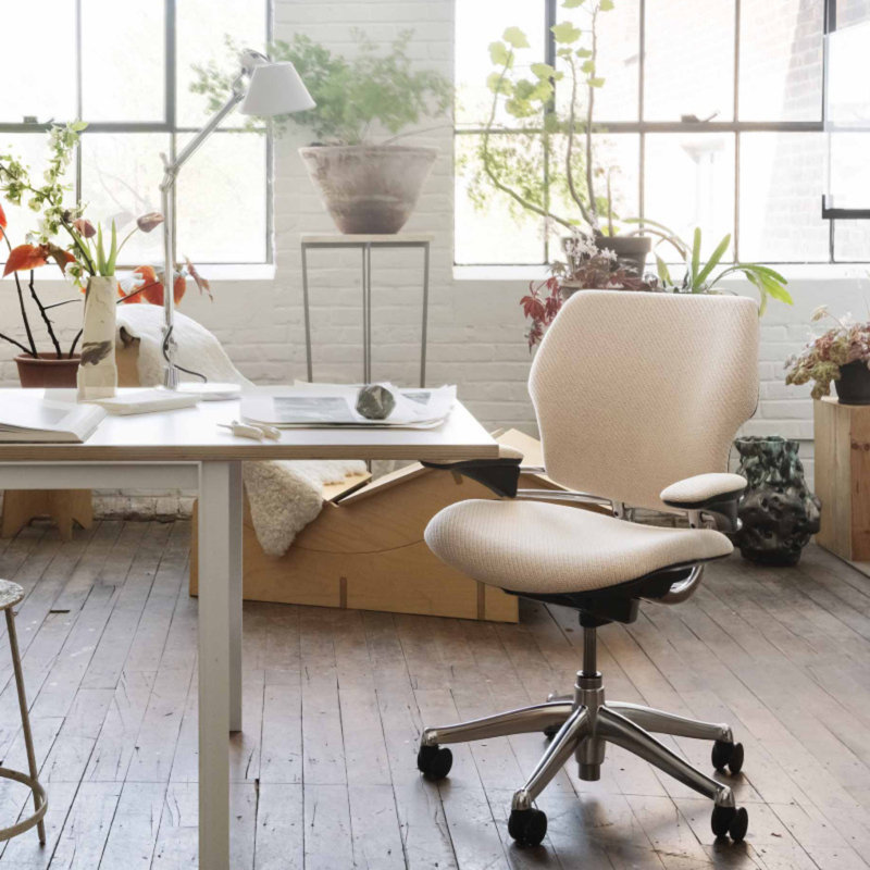 Freedom Ergonomic Task Chair - Coda, Olive - 0962, Polished Aluminum with Graphite Trim, Standard Duron Arms with Textile
