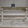  Hexham Console Table and 3 Upholstered Stools Set