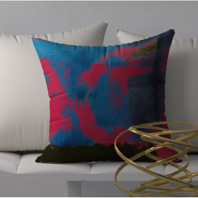  Housse et insert de coussin carré Nice Courteous, 18" x 18"