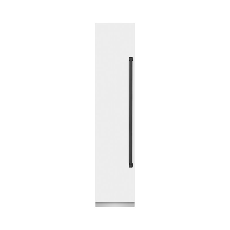 ZLINE Autograph Edition 18 po. 8,6 pi³ Congélateur colonne à charnière avec intérieur gris graphite et détails noir mat, Oui