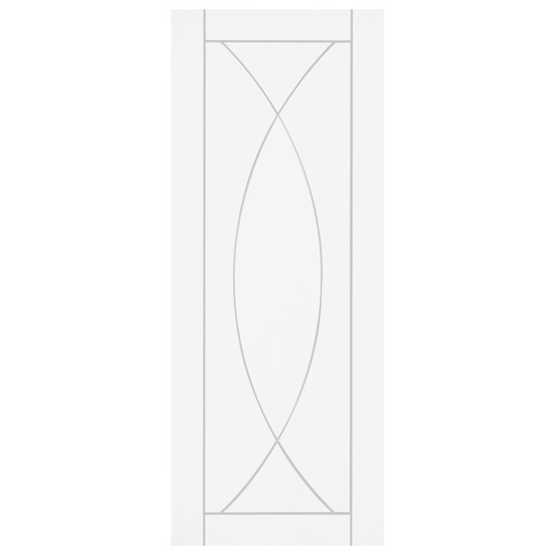 Internal White Primed Pesaro, 2040mm H x 726mm W x 40mm D