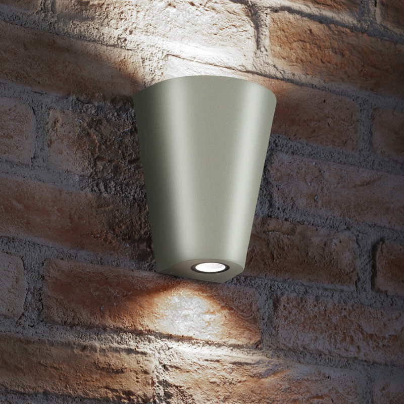 Caulders 2 - Bulb 39.62cm H Outdoor Flush Mount, Silver